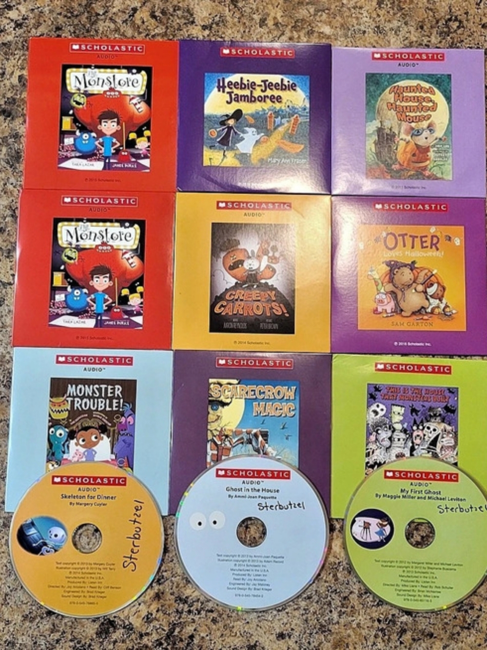 Scholastic Audio Read-Along Book and CD Lot Multicolor
